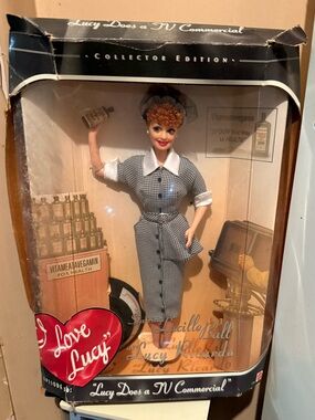 I Love Lucy Barbie Doll Lucy Does A TV Commercial Episode 30 Mattel 1997